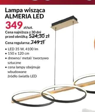 Lampa wisząca Almeria LED