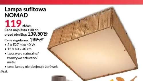 Lampa sufitowa Nomad