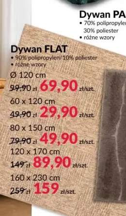 Dywan Flat Ø120 cm +4 warianty