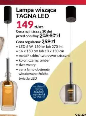 Lampa wisząca Tagna LED