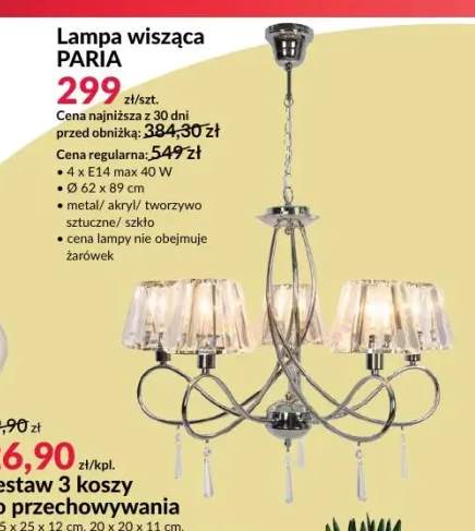 Lampa wisząca Paria