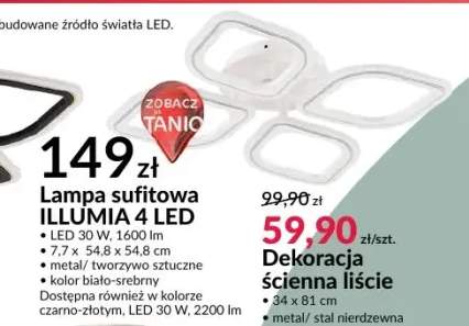 Lampa sufitowa Illumia 4 LED