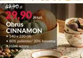Obrus Cinnamon 140x220 cm