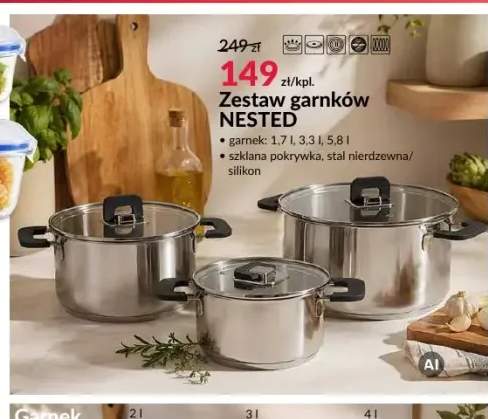 Zestaw garnków Nested