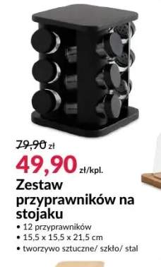 Zestaw przyprawników na stojaku