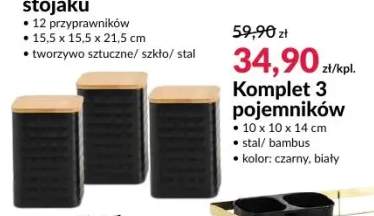 Komplet 3 pojemników