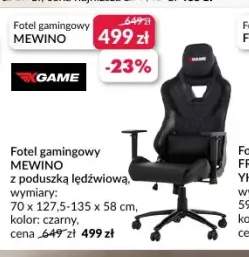 Fotel gamingowy Mewino z poduszką lędźwiową Xgame