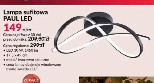 Lampa sufitowa Paul LED