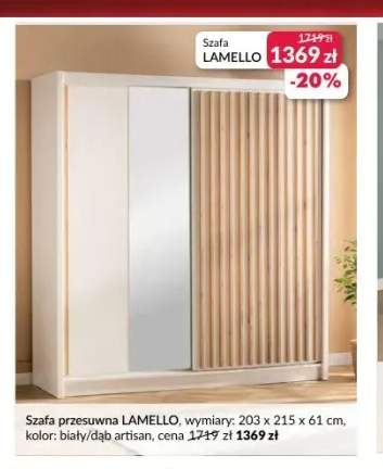 Szafa przesuwna Lamello