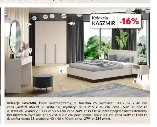 Toaletka 2S Kaszmir +4 warianty