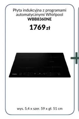 Płyta indukcyjna z programami automatycznymi Whirlpool WBB8360NE