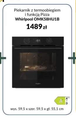 Piekarnik z termoobiegiem i funkcją Pizza Whirlpool OMK58HU1B